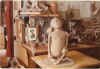 Ethiopian Child, Famine Victim/ Clay