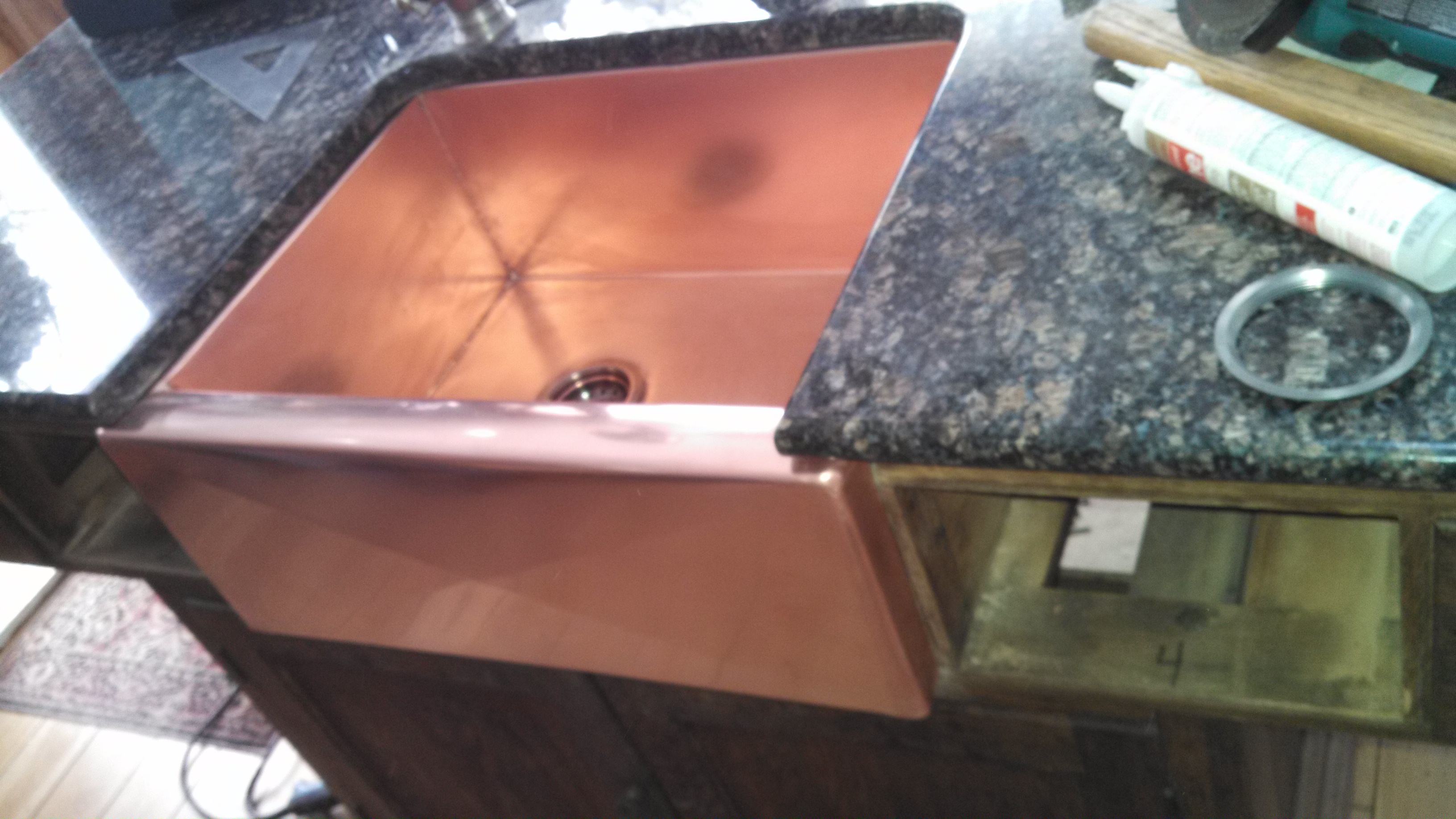 Copper sink for Yehle