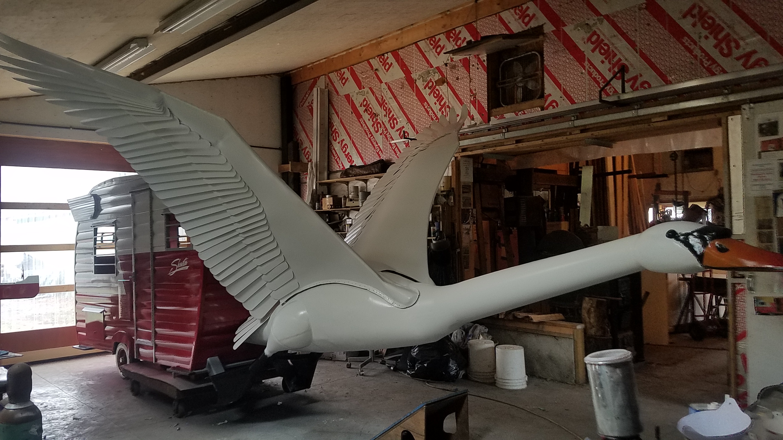 Swan Finished in shop